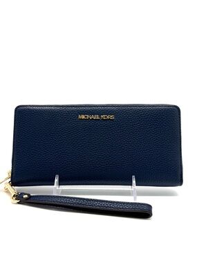 Michael Kors Large Continental Wallet Navy Blue